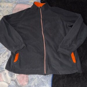 STARTER Men's Charcoal and Orange Jacket